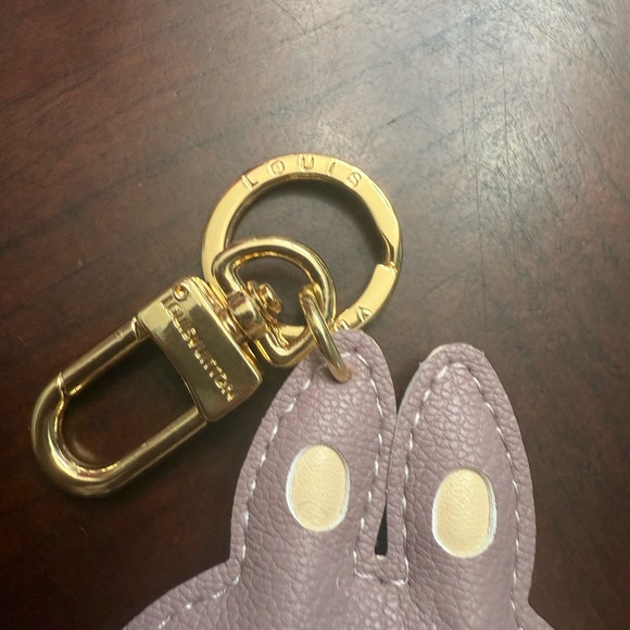 Brand new upcycled Louis Vuitton Purple labubu Keychain/ bag charm - Picture 2 of 3